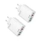 Carregador USB C LifiyIRC PD 20W e carregamento rápido QC 3.0, pacote com 2 unidades