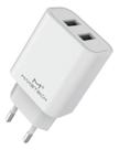 Carregador USB com cabo Tipo-C 2 saídas 12W - Maketech