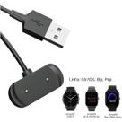 Carregador USB para Amazfit Bip U Zepp E GTS 2 GTR 2 Mini Cabo Preto Smartwatch