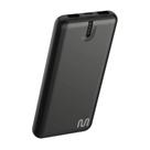Carregador USB Portátil 10000mAh com Luz Indicadora de Bateria, Preto, CB173, MULTI