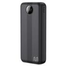 Carregador USB Portátil 20000mAh com Display LCD, Preto, CB176, MULTI