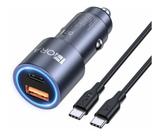 Carregador Veicular 1hora Gar241g Tipo C/a Cinza 20w Cinza Carregador Veicular 1hora Gar241g Tipo C/a Cinza 20w Cinza