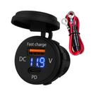 Carregador Veicular 2 IN 1 JK-03.1 USB 3.1A 5V Carregamento Rapido 12/24V
