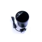 Carregador veicular 3 portas usb 3.1a - kp-s114 preto