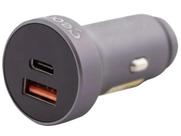 Carregador Veicular 38w Turbo Usb Usbc Carga Ultra Rápida Cor Preto Carregador Veicular 38w Turbo Usb Usbc Carga Ultra Rápida Cor Preto