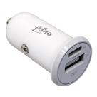 Carregador Veicular ELG CC2STC USB/USB-C/2 Portas 2.1A/ 5V Branco
