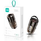 Carregador veicular super mini usb e tipo c qv312 Carregador veicular super mini usb e tipo c qv312