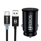 Carregador Veicular Turbo 18W com cabo Compatível Samsung S22 S21 S20 Fe Tipo C