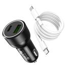 Carregador Veicular Turbo Pd Quick Charger Universal + Cabo PD - INBOXMOBILE Carregador Veicular Turbo Pd Quick Charger Universal + Cabo PD - INBOXMOBILE