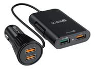 Carregador veicular v-turbo 18w 4 saídas usb hs-392