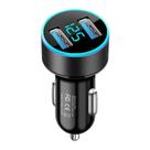 Carregador Veicular Voltimetro Digital Usb Duplo 3.1 Amperes