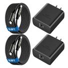 Carregador VELOGK 45W Super Rápido USB C para Samsung Galaxy