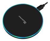 Carregador Wireless Sem Fio 20W Turbo Qi com Carregamento Rápido LED Base de Indução Universal para Smartphones e Fones