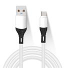 carregamento rápido líquido atual estável do cabo do carregador do silicone 5a para o telefone de Android