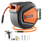 Carretel de mangueira de ar retrátil VEVOR 3/8IN x 65FT Hybrid 300PSI
