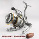 Carretilha De Pesca Giratória Rooblinos LD Com Carretel De Metal, Intercambiável Esquerda/Direita, Carretilha De Pesca Giratória Rooblinos LD Com Carretel De Metal, Intercambiável Esquerda/Direita,