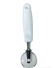 Carretilha para cortar e fechar massas 18cm em zamak cabo branco