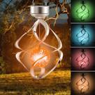 Carrilhão de vento AMWGIMI Solar LED que muda de cor 25x15 cm