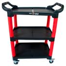 Carrinho 3 Bandejas Vermelho Sigma Tools Carrinho 3 Bandejas Vermelho Sigma Tools