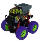 Carrinho A Fricção Com Amortecedor TRUCK STUNT CAR 4x4 Giro 360º - HM TOYS