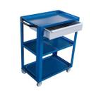 Carrinho Aberto com 1 Gaveta e 3 Bandejas Fercar CS02 Azul Carrinho Aberto com 1 Gaveta e 3 Bandejas Fercar CS02 Azul