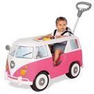 Carrinho Andador Totoka Passeio Infantil Kombi Menina Rosa