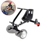 Carrinho Assento Hoverkart com Guidão para Overboard 6.5 8 10 Preto/Vermelho Importway BW-307