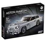 Carrinho aston martin icone do filme 007 com 1439 peças para montar