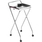 Carrinho Auxiliar Retrátil com Suporte para Mega Hair Dompel Cromado Carrinho Auxiliar Retrátil com Suporte para Mega Hair Dompel Cromado