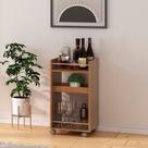 Carrinho Bar com Adega Brito Cinamomo 2 Prateleiras em MDP MDF 40cm Artely