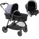 Carrinho Bebe Materna Preto Burigotto Reversivel Revert 22 Gris
