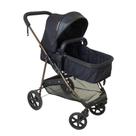 Carrinho Berço Galzerano p/ Bebê Napoli Preto/Cobre 0 á 15kg Carrinho Berço Galzerano p/ Bebê Napoli Preto/Cobre 0 á 15kg
