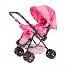 Carrinho Berço Rover Alça Reversível Prime Baby Rosa