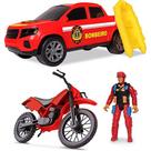 Carrinho Bombeiro Kit Resgate
