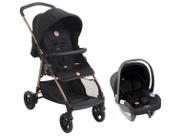 Carrinho c/ Bebê Conforto Travel System LUI Cobre Burigotto
