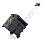 Carrinho Caixa Dobrável Reforçado com Tampa 45L - shop mix