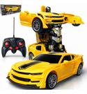 Carrinho Carro Controle Remoto Sem Fio Super Robô Camaro Amarelo Qualidade Premium