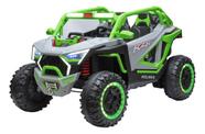 Carrinho Carro Elétrico Infantil Grande Jipe 4x4 Utv Cor Verde Voltagem Do Carregador 110v/220v