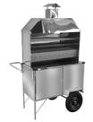 Carrinho Churrasco Inox Maciças LE05M Cefaz