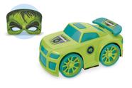 Carrinho com Mascara Coleção Super Herois Heroi Verde Usual