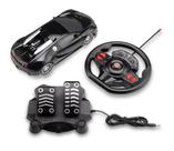 Carrinho com Volante Pedal Racing Control Midnight-Multikids