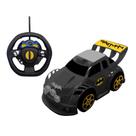 Carrinho Controle Remoto 3 Funções Batman Smart Driver com Pilhas Candide