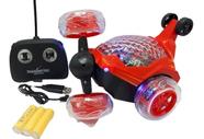 Carrinho Controle Remoto Crazy Maluco Gira 360 Som E Luz