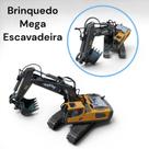 Carrinho Controle Remoto Estilo Trator Mega Escavadeira, Com Som, Luzes, Movimentos Articulados Carrinho Controle Remoto Estilo Trator Mega Escavadeira, Com Som, Luzes, Movimentos Articulados