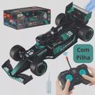 Carrinho Controle Remoto Recarregável Formula1 e Solta Fumaça CONTROLE TOTAL com Pilhas