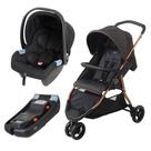 Carrinho CR3 Trio Burigotto c/ Bebe Conforto Materna e Base