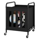 Carrinho de armazenamento StorageWorks 180L com rodas para bolas e brinquedos
