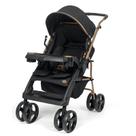 Carrinho de Bebê 0 a 15kg Bolt Preto e Dourado Tutti Baby