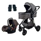 Carrinho De Bebe 3 Em 1 Ares Duo Com Bebe Conforto