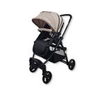 Carrinho de bebe 3 em 1 jupiter caqui - passear baby